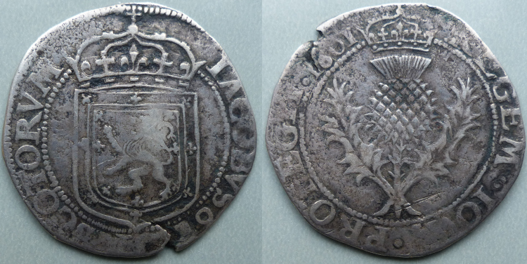 JamesVI 1601 thistle merk